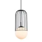 Matty, nowoczesna lampa wisząca, czarna, E27, MDM-3940/1 BK